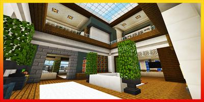 Map Modern Super Mansion for MCPE capture d'écran 1