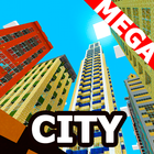 Mega city map for minecraft PE ícone