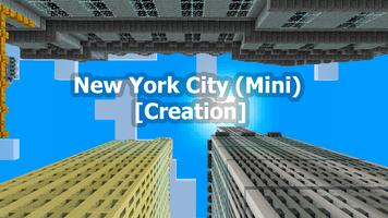New York Minecraft mapa Cartaz