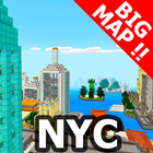 New York city BIG map for MCPE ไอคอน