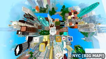 New York city BIG map for MCPE Ekran Görüntüsü 1