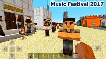 New music festival map MCPE постер