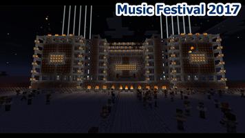 New music festival map MCPE Ekran Görüntüsü 1