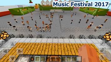 New music festival map MCPE ảnh chụp màn hình 2