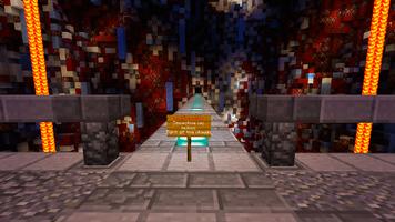 Horror map MCPE Snow Hell 2 Affiche