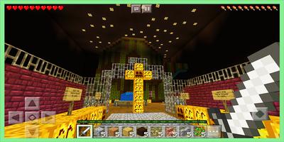 Паркур карта Herobrine Хеллоуин MCPE постер