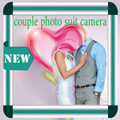 Couple Photo Suit Camera icon