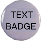 Text Badge icon