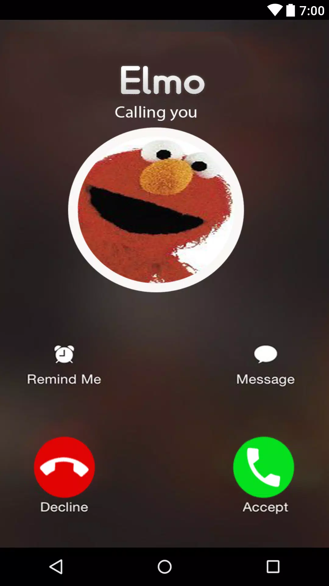 Descarga de APK de Real Call From Elmo *OMG HE ANSWRED* para Android