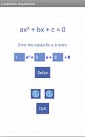 Quadratic equations-poster