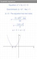 Quadratic equations screenshot 1