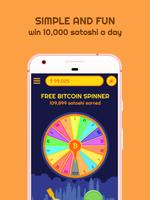 Free Bitcoin Spinner Plakat