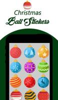 Christmas Ball Stickers Affiche