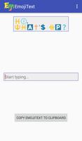 EmojiText Convert Text-2-Emoji โปสเตอร์