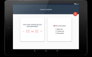 Lorem Contacts capture d'écran 2
