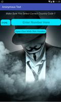 Anonymous Text Cartaz