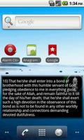 10 Conditions of Bai'at Widget capture d'écran 1