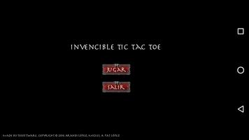 Invencible Tic Tac Toe Affiche