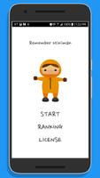 Memory Game Remember Miniman Affiche