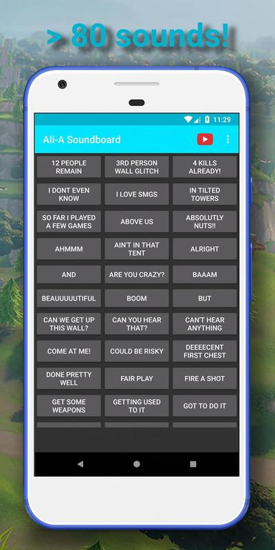 Ali A Fortnite Soundboard For Android Apk Download - ali a fortnite soundboard poster