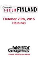 Mentor Forum - Finland 2015 Affiche