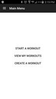 Workout Tracker captura de pantalla 1