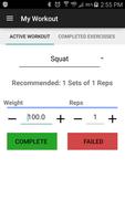 Workout Tracker syot layar 2