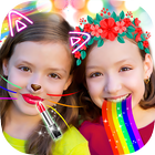 Crazy Rainbow Selfie Lense Cám icono