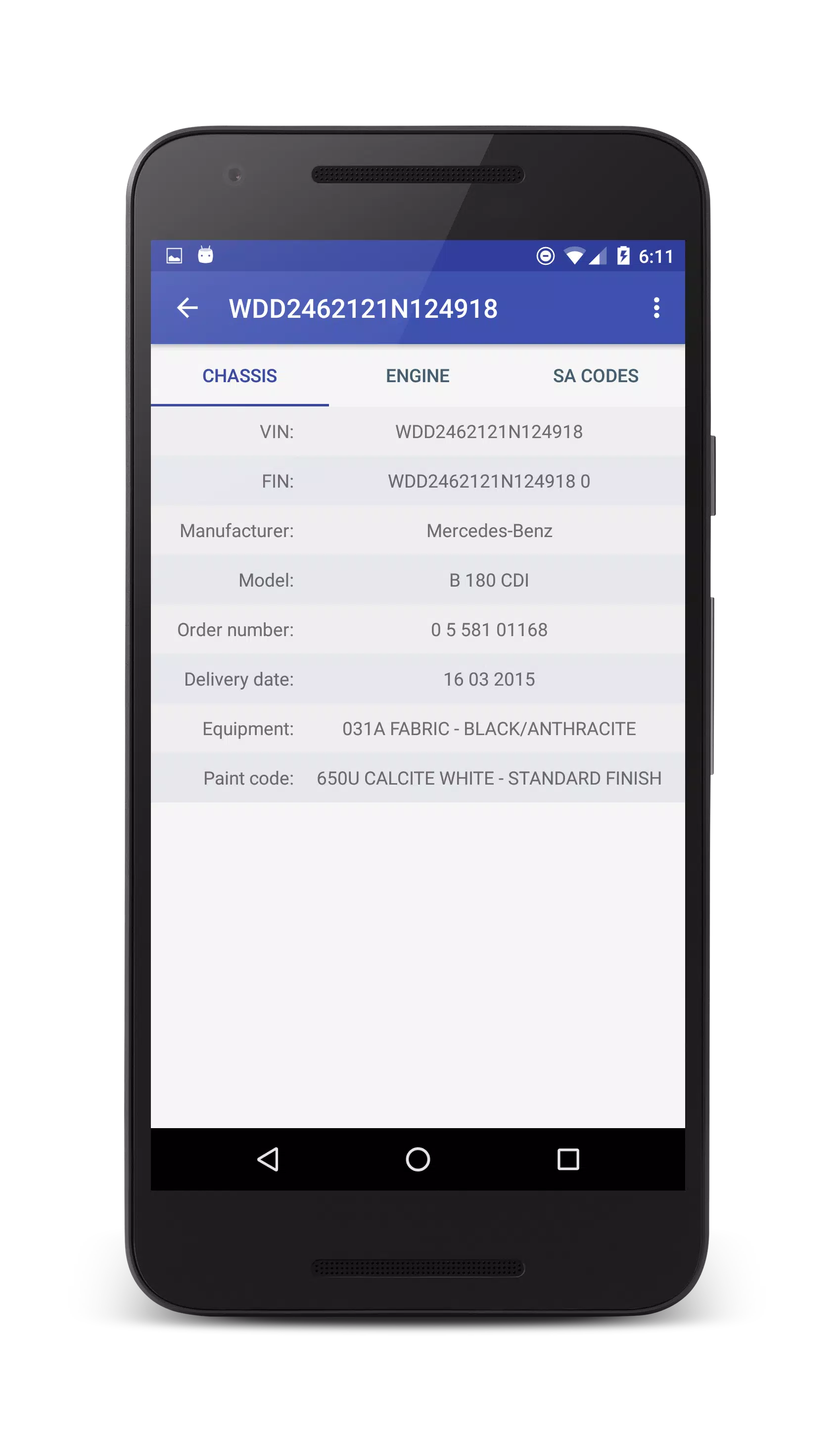 VIN decoder for Mercedes Benz APK for Android Download