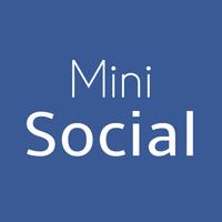 Mini Social Color For Facebook Affiche