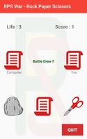 RSP WAR - Rock Paper Scissor captura de pantalla 3