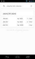 Ongkir JNE Jakarta - Simple dan Mudah পোস্টার