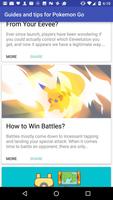 Guides and tips for Pokemon Go স্ক্রিনশট 1