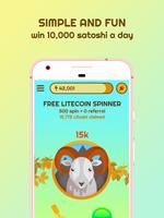 Free Litecoin Spinner ポスター