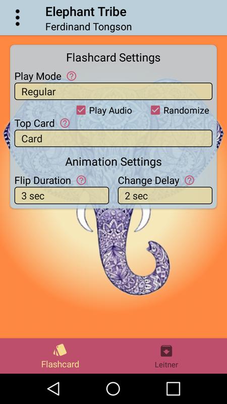elephant tribe flashcard builder for android apk download