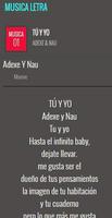 Musica De Adexe y Nau + Letras Ekran Görüntüsü 2