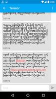 Myanmar SMS capture d'écran 2