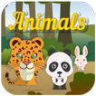 Kids memory game: Animals