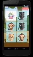 Kids memory game: Animals Ekran Görüntüsü 1
