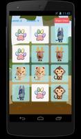 Kids memory game: Animals Ekran Görüntüsü 2