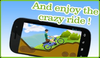 Happy Bike Wheel free game captura de pantalla 1