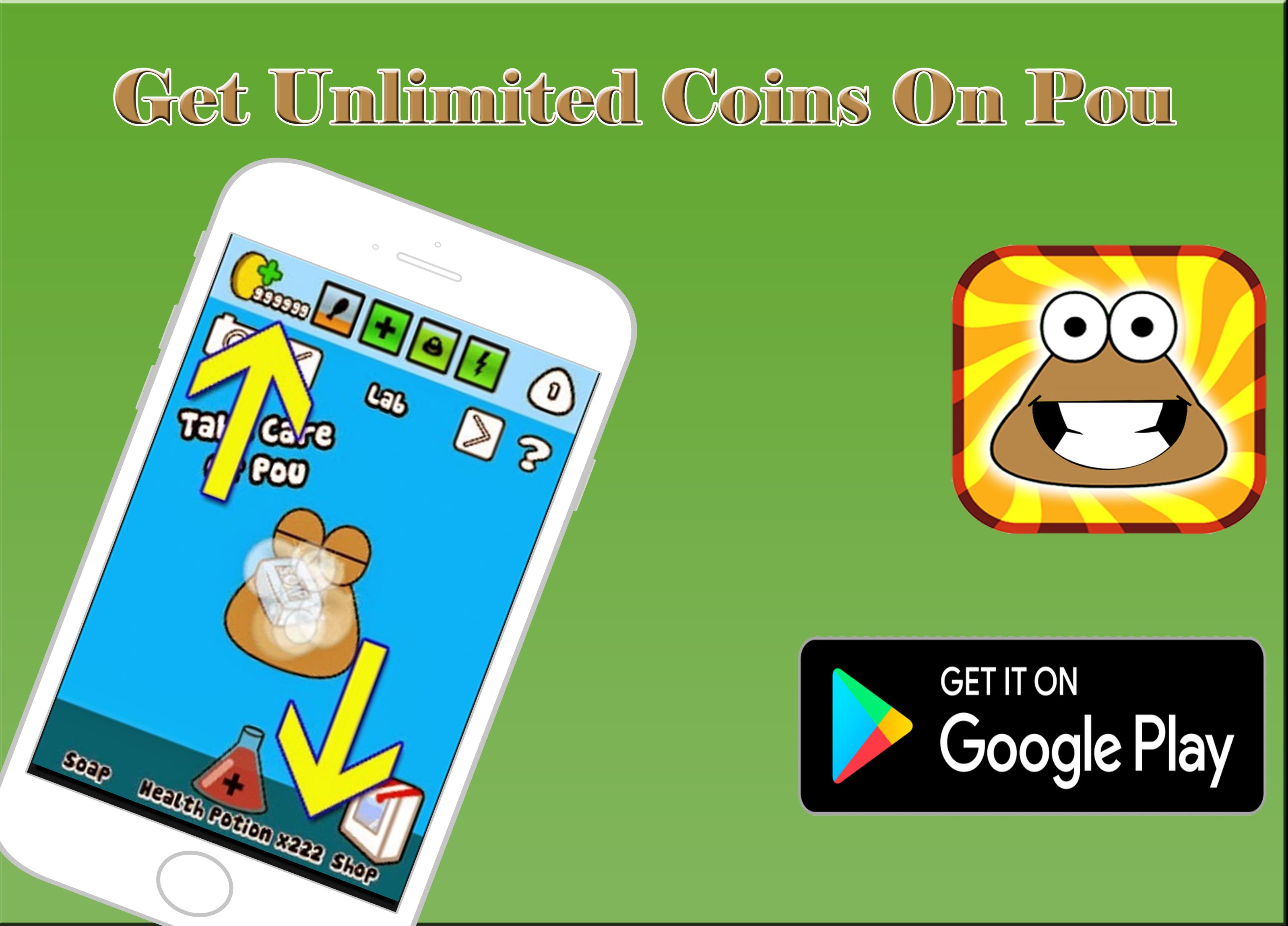 Coins On Pou Hack 2017 - Unlimited Gems ! - Prank APK for Android