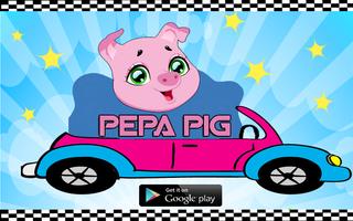 Pepa pige the adventure pig racing 🐖-poster