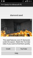 Seeds for Minecraft PE captura de pantalla 1