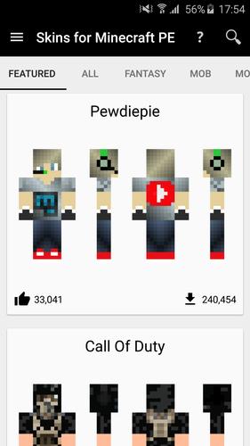 Skins for Minecraft PE APK Download - Free Tools APP for ...