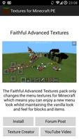 Textures for Minecraft PE 스크린샷 2