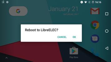Reboot to LibreELEC penulis hantaran