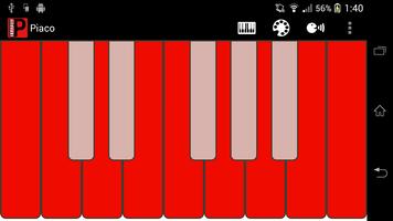 Piaco(ぴあこ) 鍵盤の色が変えられるピアノ الملصق