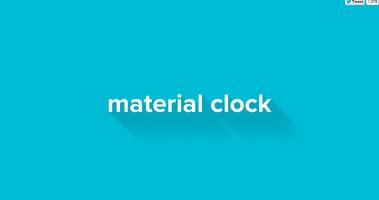 material clock syot layar 1