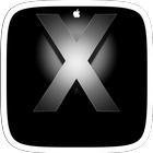 Metal Black X Theme icon